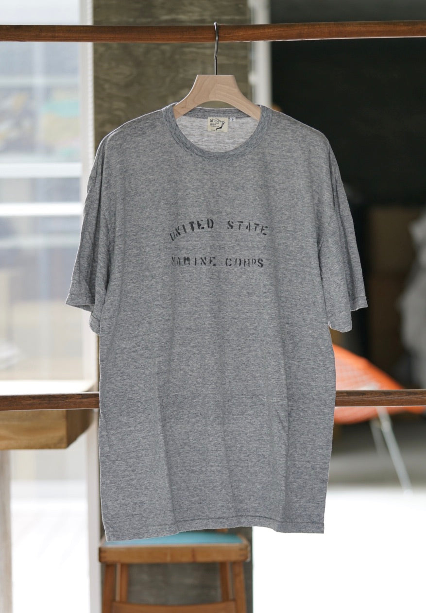 ORSLOW 01-0018USM T-shirt Usmc Print