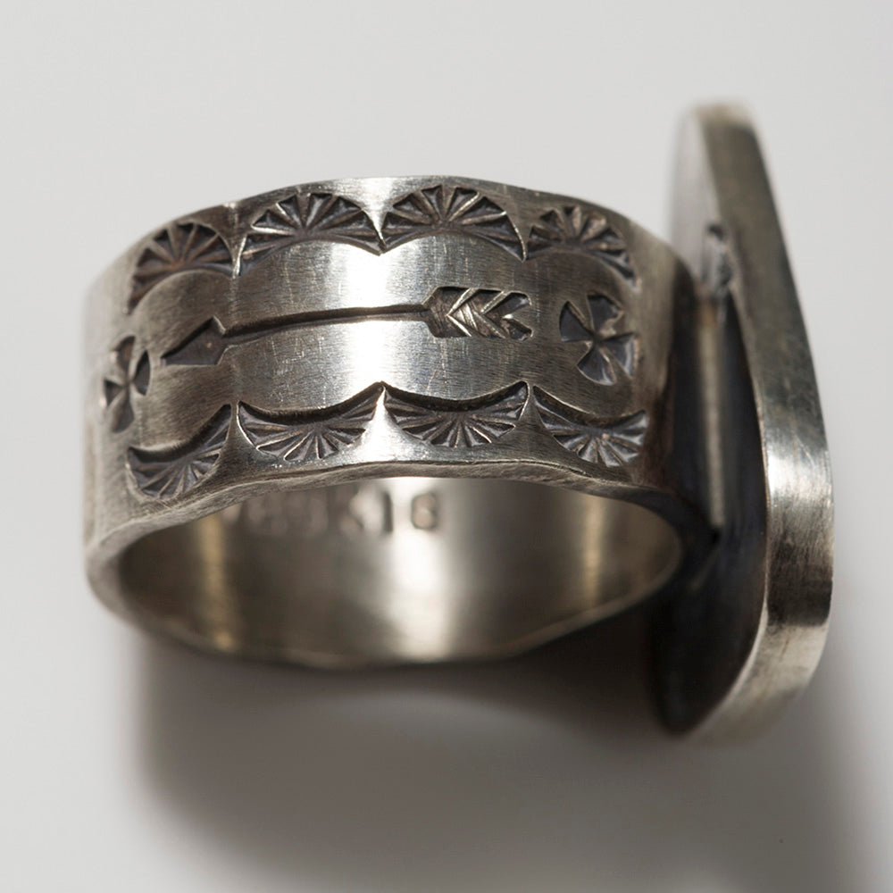 SEVESKIG Silver Inlay Ring