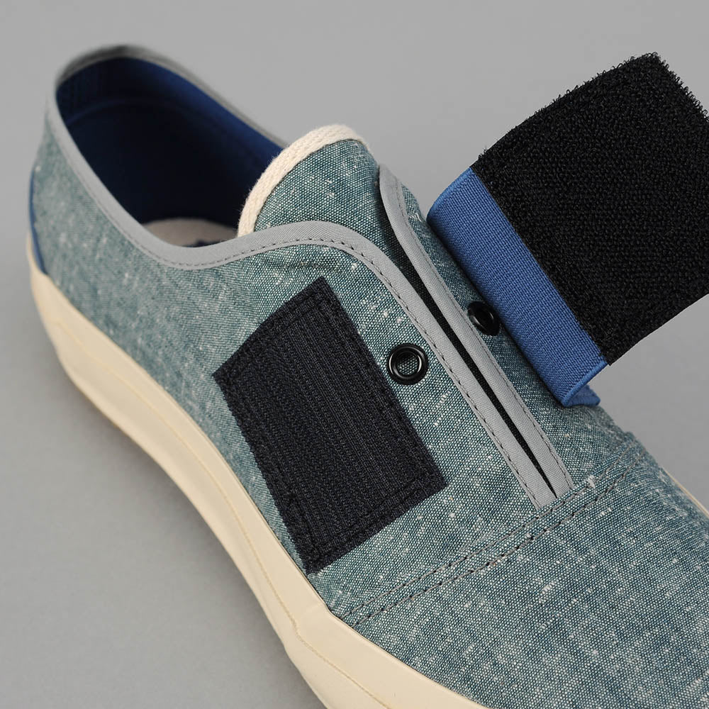 THE HILL-SIDE Bridge Low, Extra Neppy Indigo Chambray