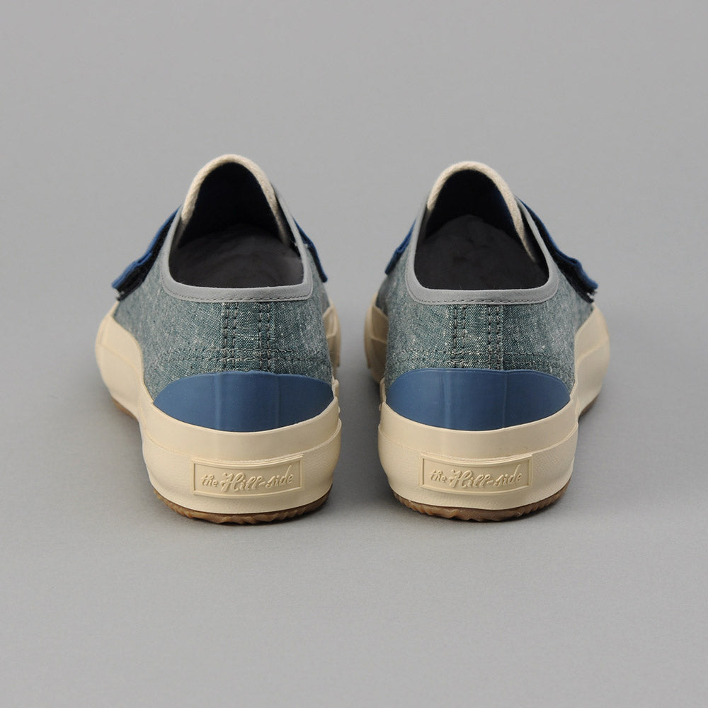 THE HILL-SIDE Bridge Low, Extra Neppy Indigo Chambray