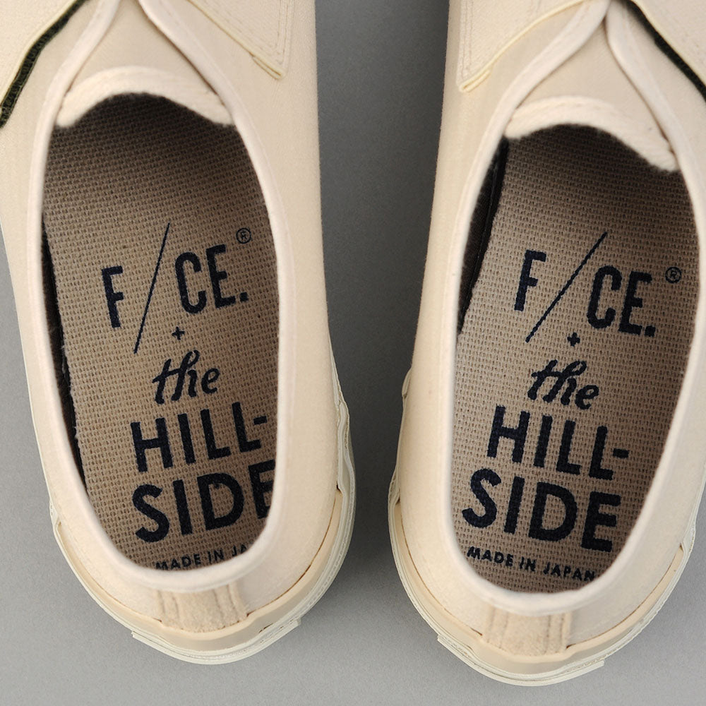 THE HILL-SIDE Bridge Low, Ivory Herringbone E Cordura & Synth Suede