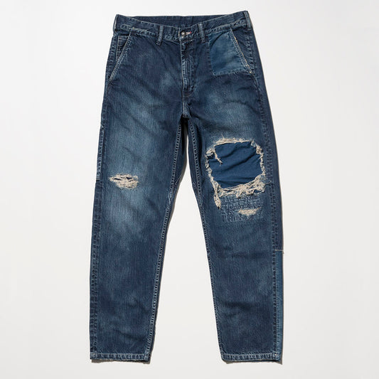 SEVESKIG Crush Used Remake Work Denim