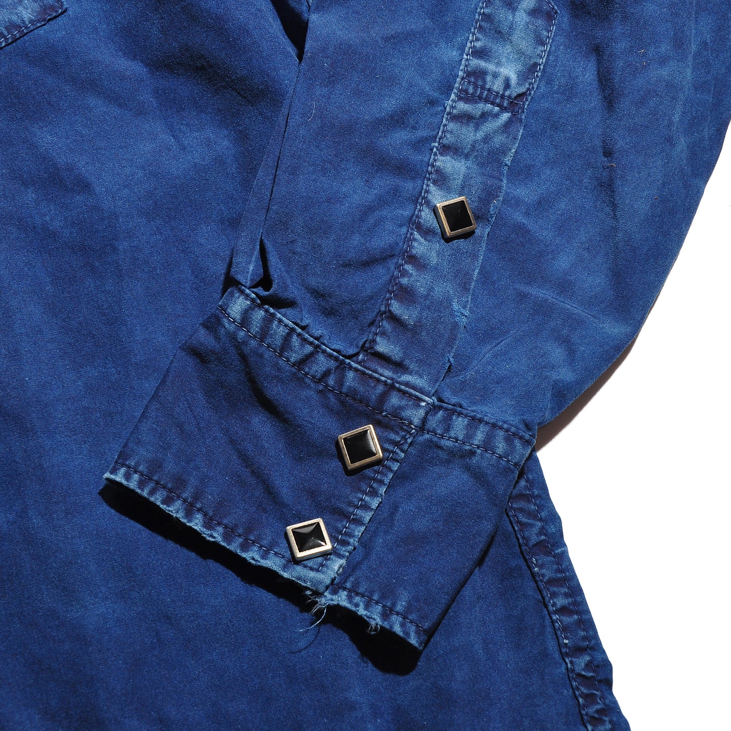 BLUE BLUE ST2311 Broadcloth Indigo Dyed Western Shirt