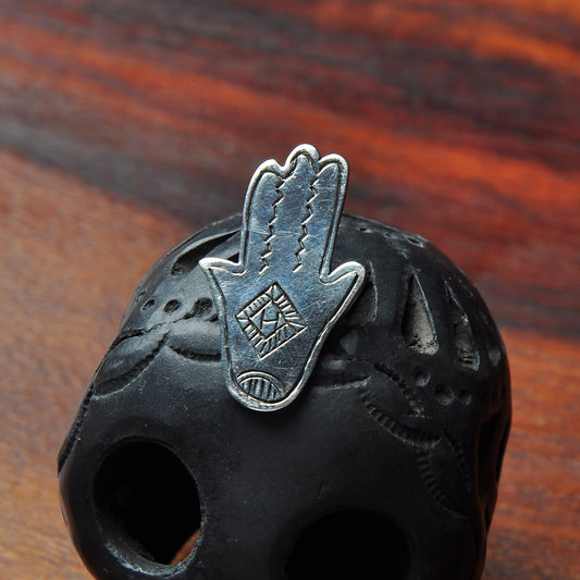 HRM 1803 P2 Hand Motif Pin Brooch