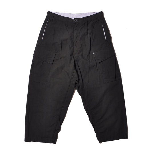 ADAN CARGO CROPPED PANTS-BLACK
