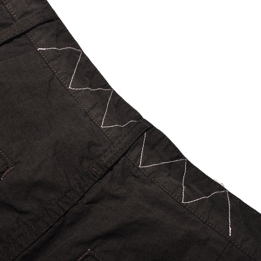 ADAN CARGO CROPPED PANTS-BLACK