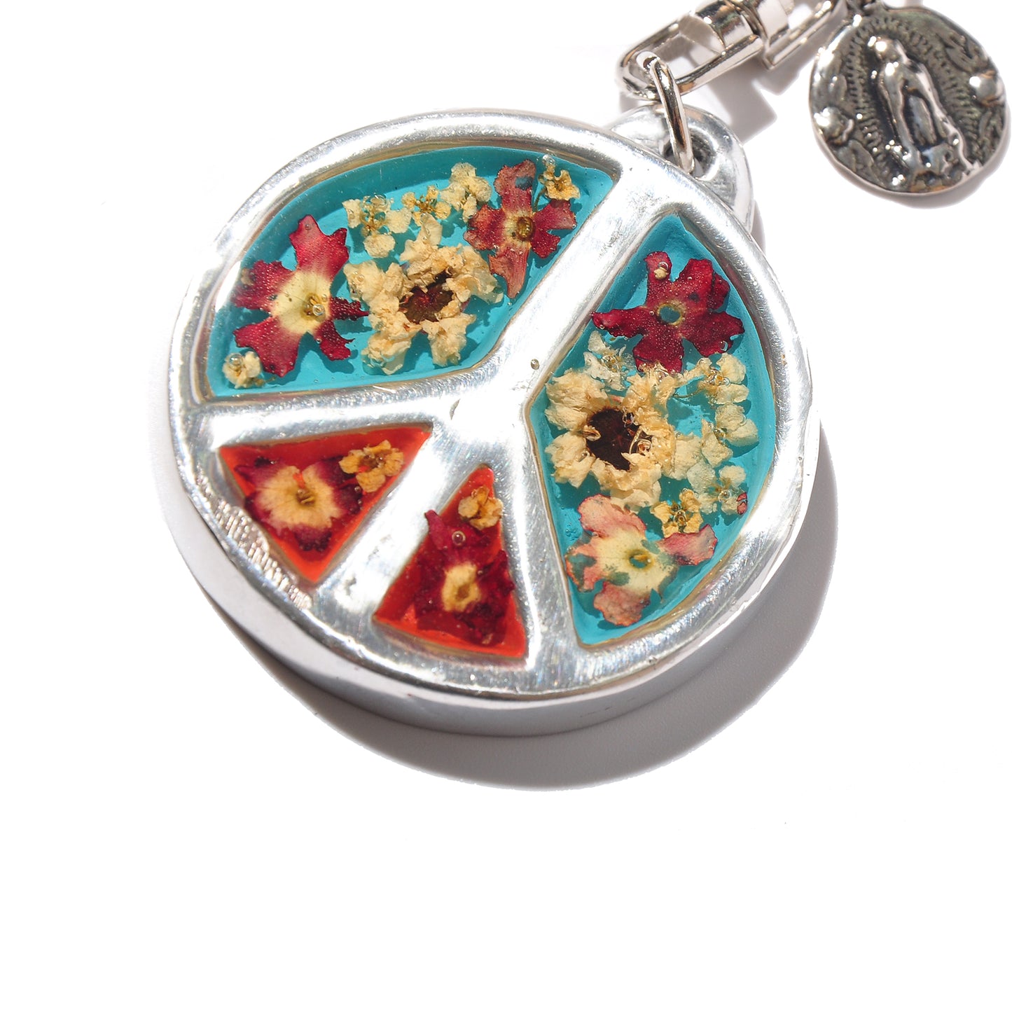 OJO DE MEX Bag Charm Flower Peace