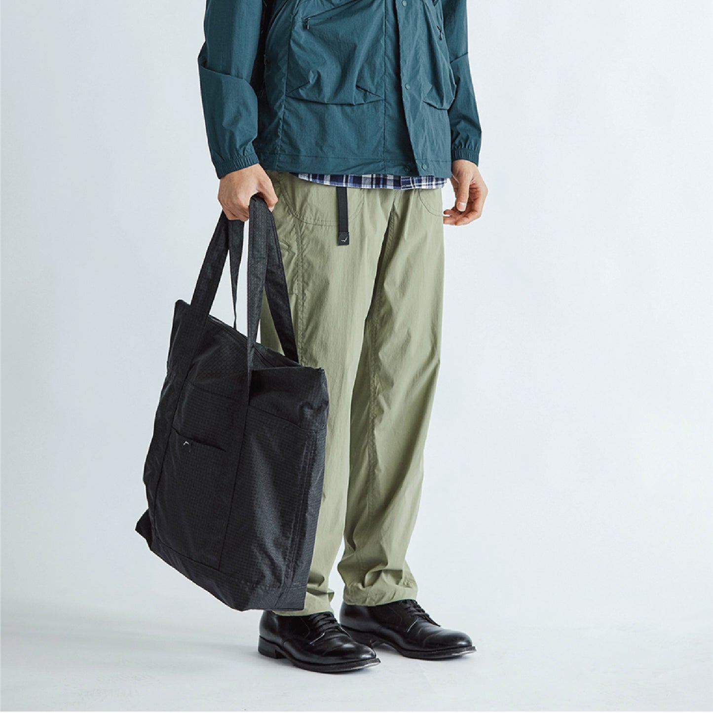 CAYL Grid tote / B-grid Black