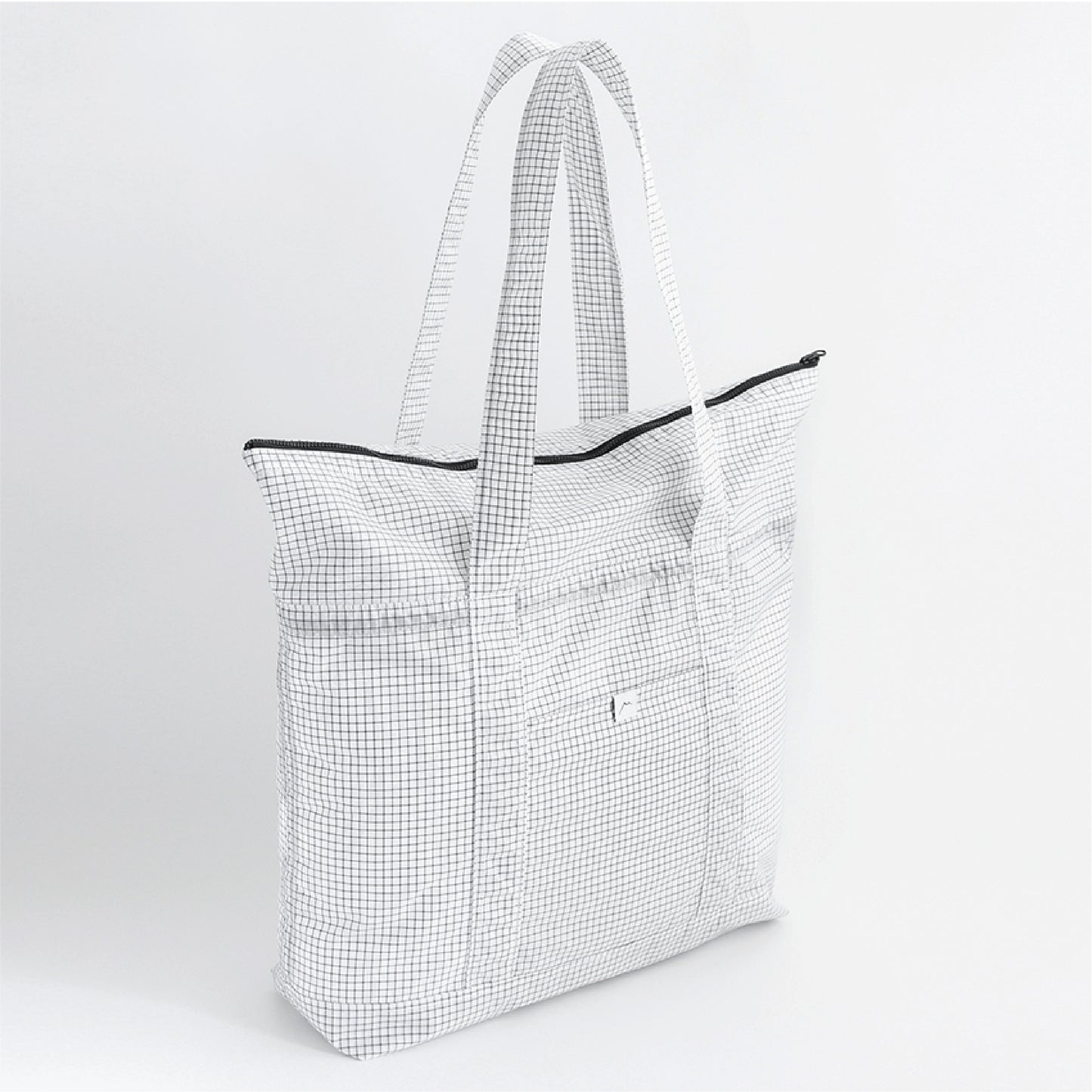 CAYL Grid tote / B-grid White