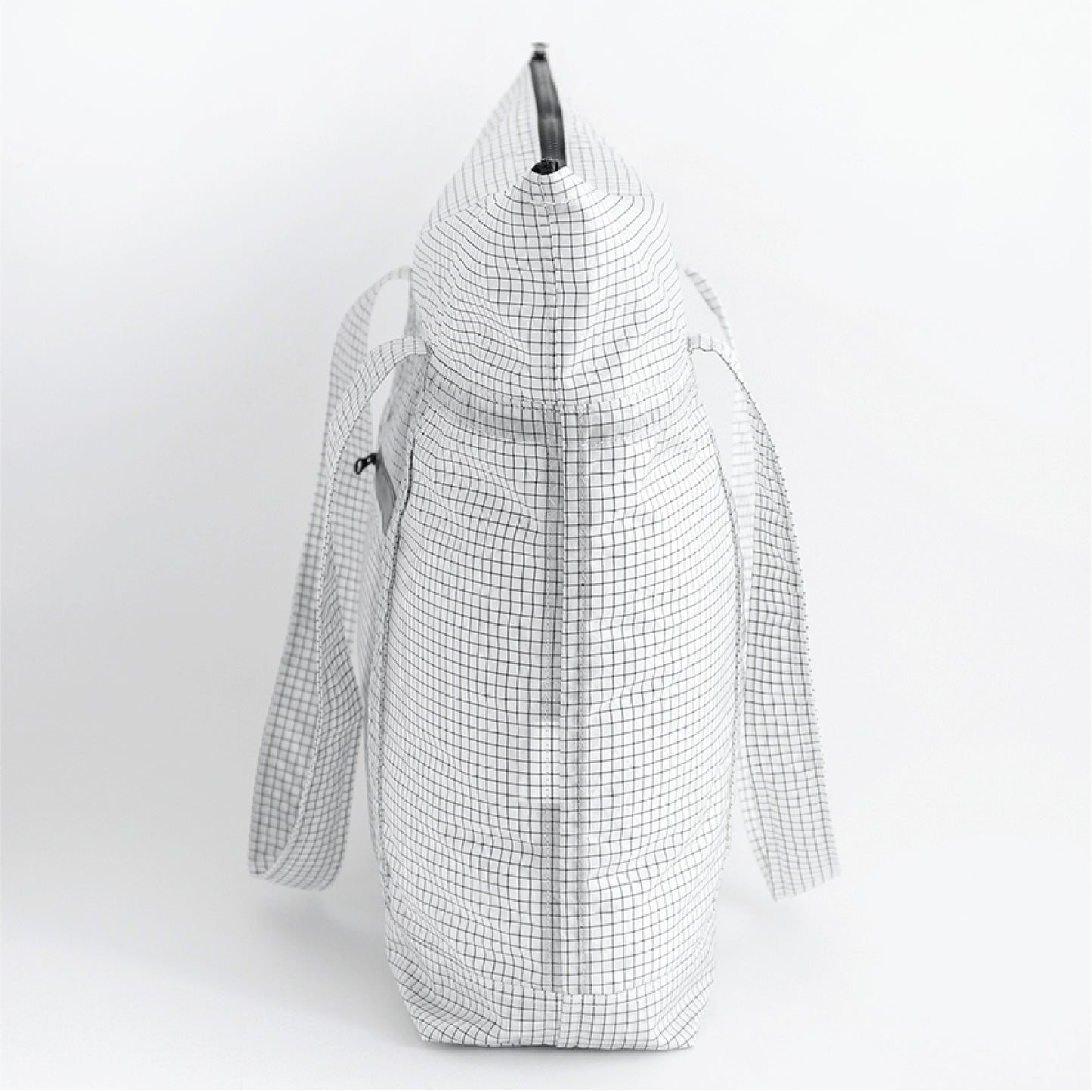 CAYL Grid tote / B-grid White