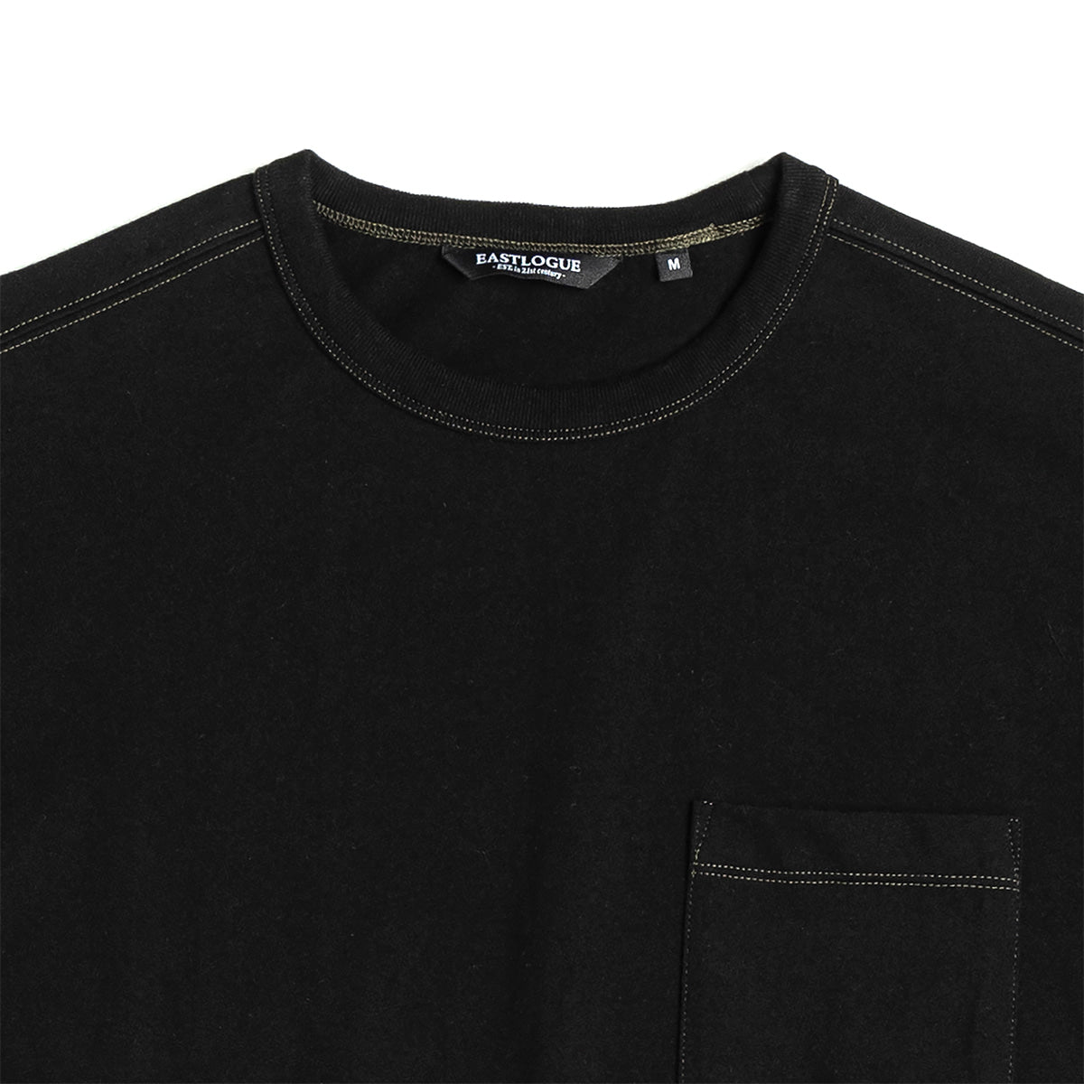 EASTLOGUE 2021SSCS02 FLAK T-SHIRT - BLACK