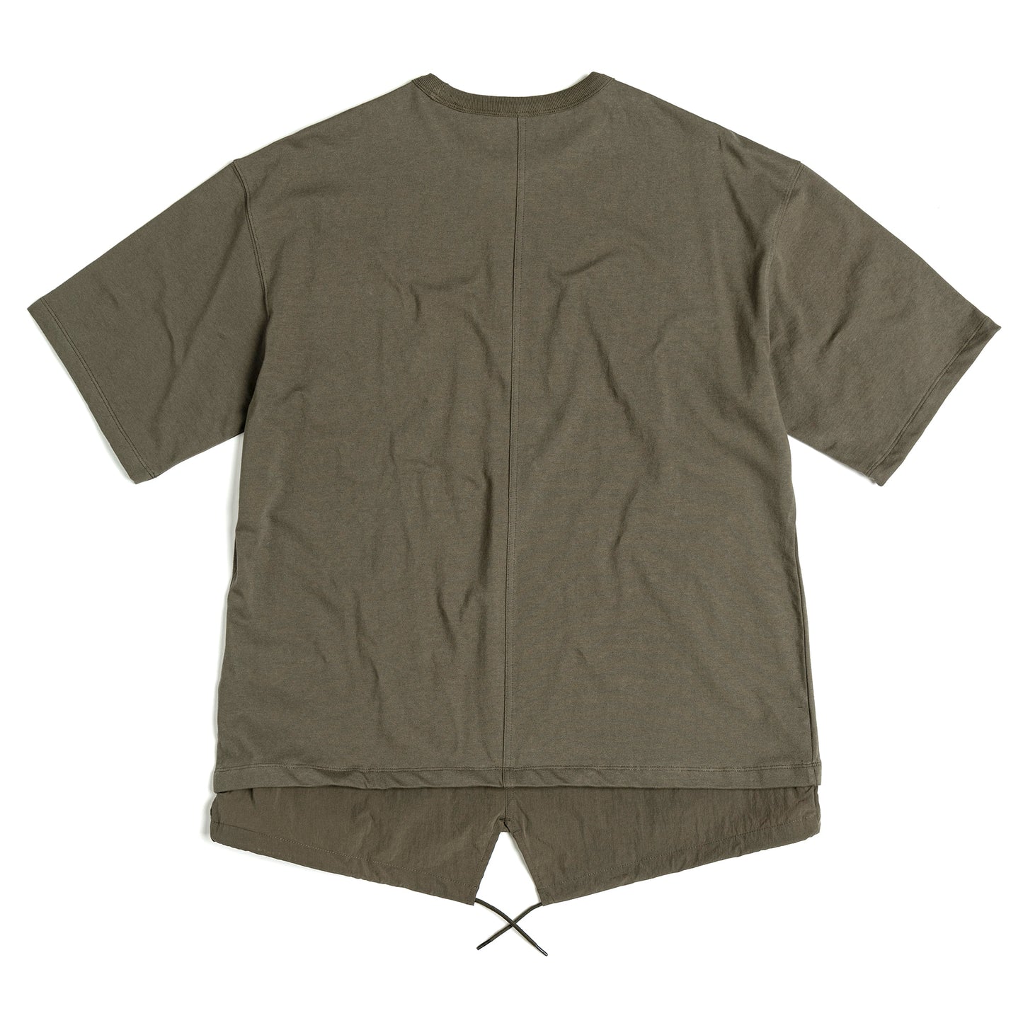EASTLOGUE 2021SSCS03 FISHTAIL T-SHIRT - OLIVE