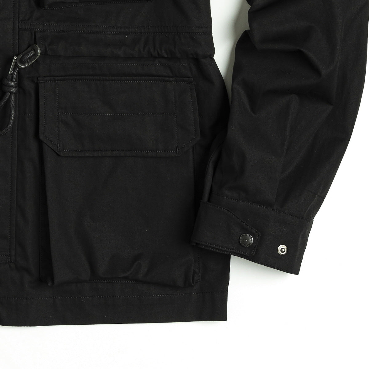 EASTLOGUE 2021SSJP04 SMOCK PARKA - BLACK