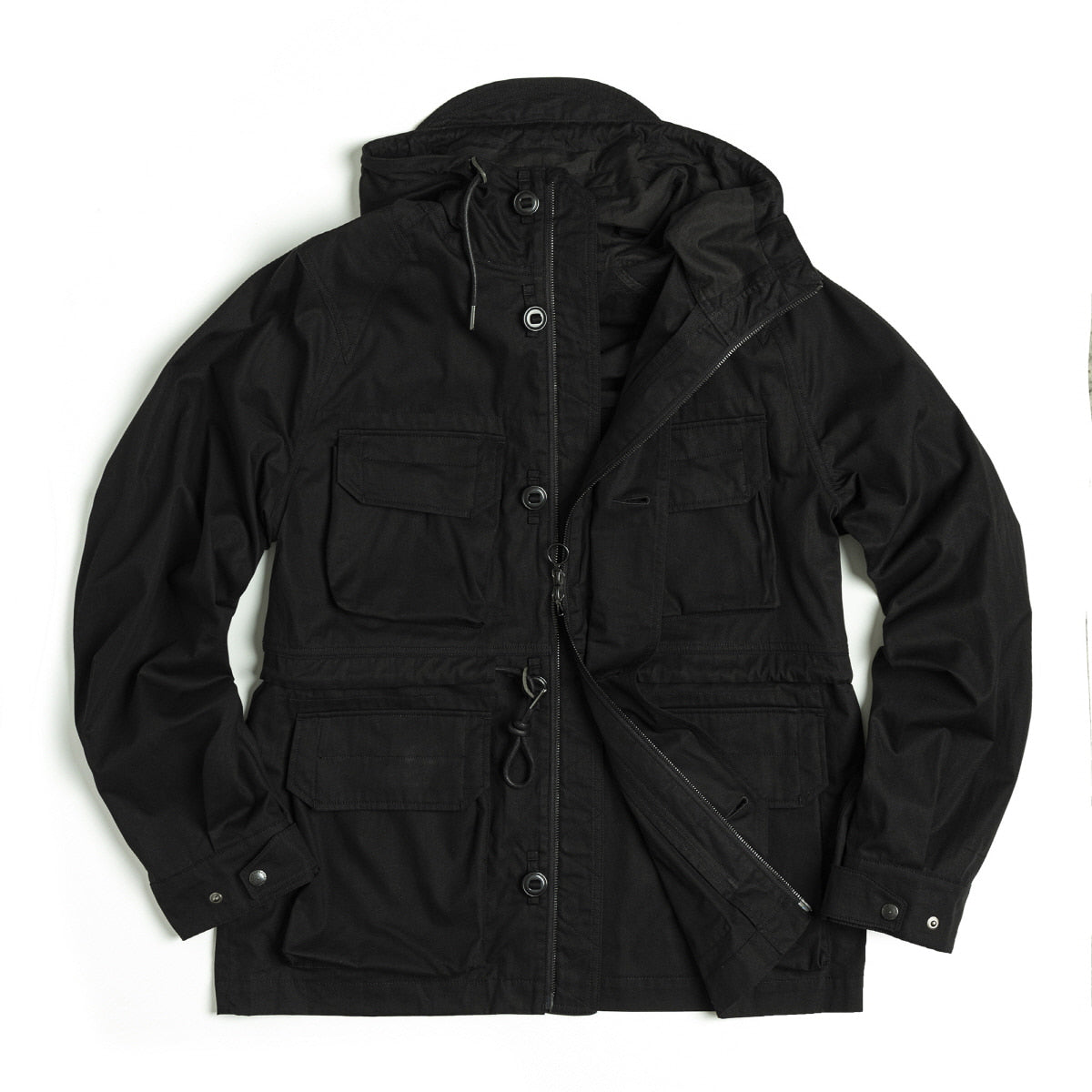 EASTLOGUE 2021SSJP04 SMOCK PARKA - BLACK