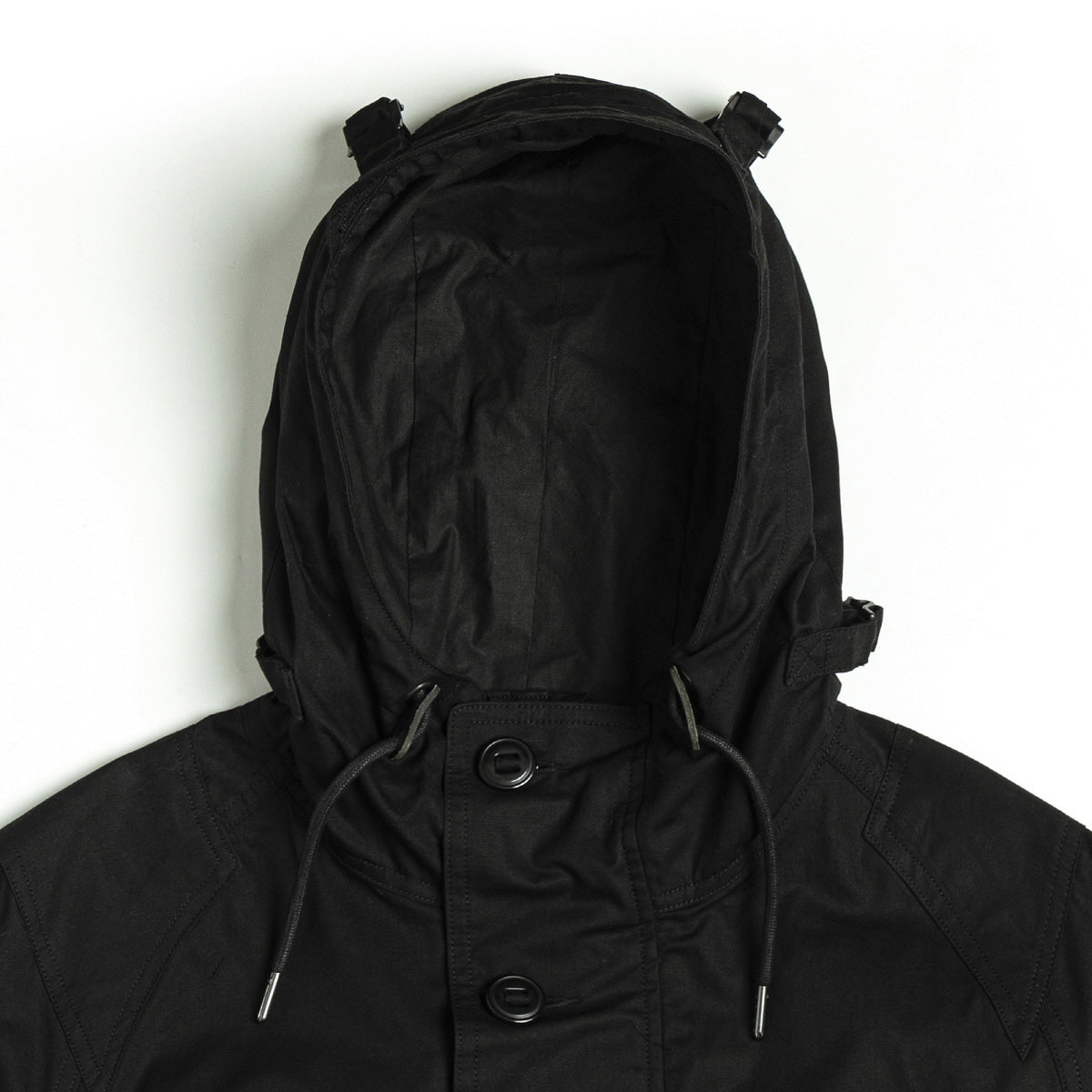 EASTLOGUE 2021SSJP04 SMOCK PARKA - BLACK