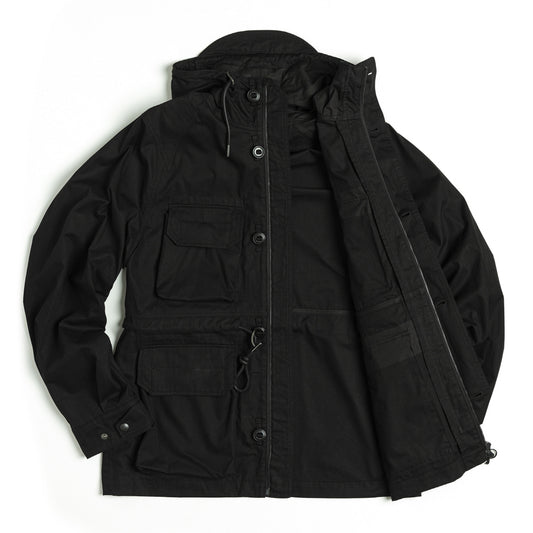 EASTLOGUE 2021SSJP04 SMOCK PARKA - BLACK