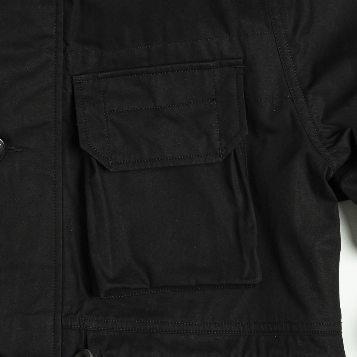 EASTLOGUE 2021SSJP04 SMOCK PARKA - BLACK