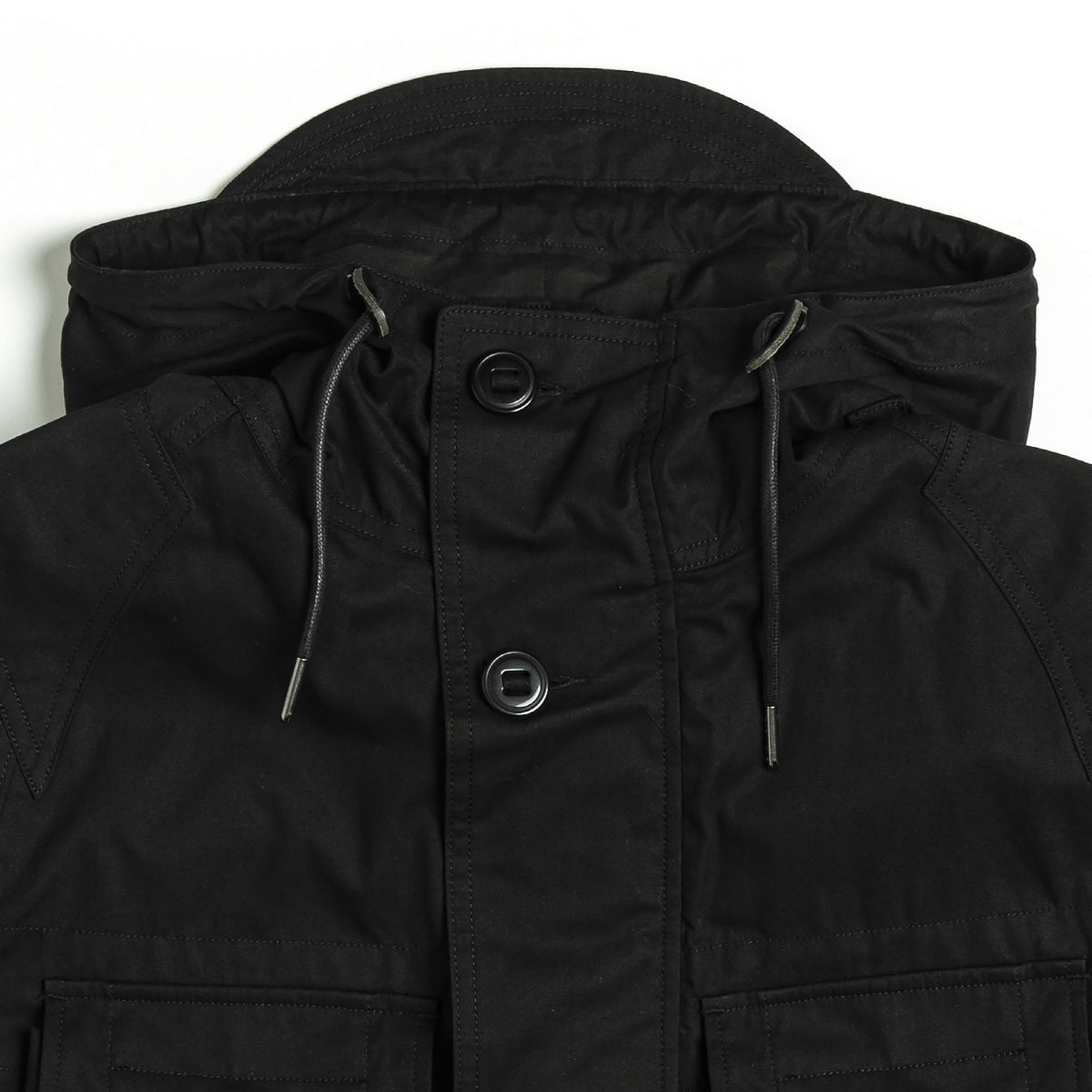 EASTLOGUE 2021SSJP04 SMOCK PARKA - BLACK