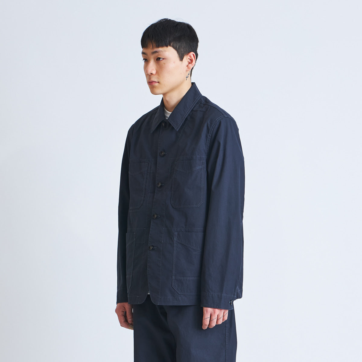 EASTLOGUE ELE-PMT-JK02 LOGGER JACKET - D.NAVY