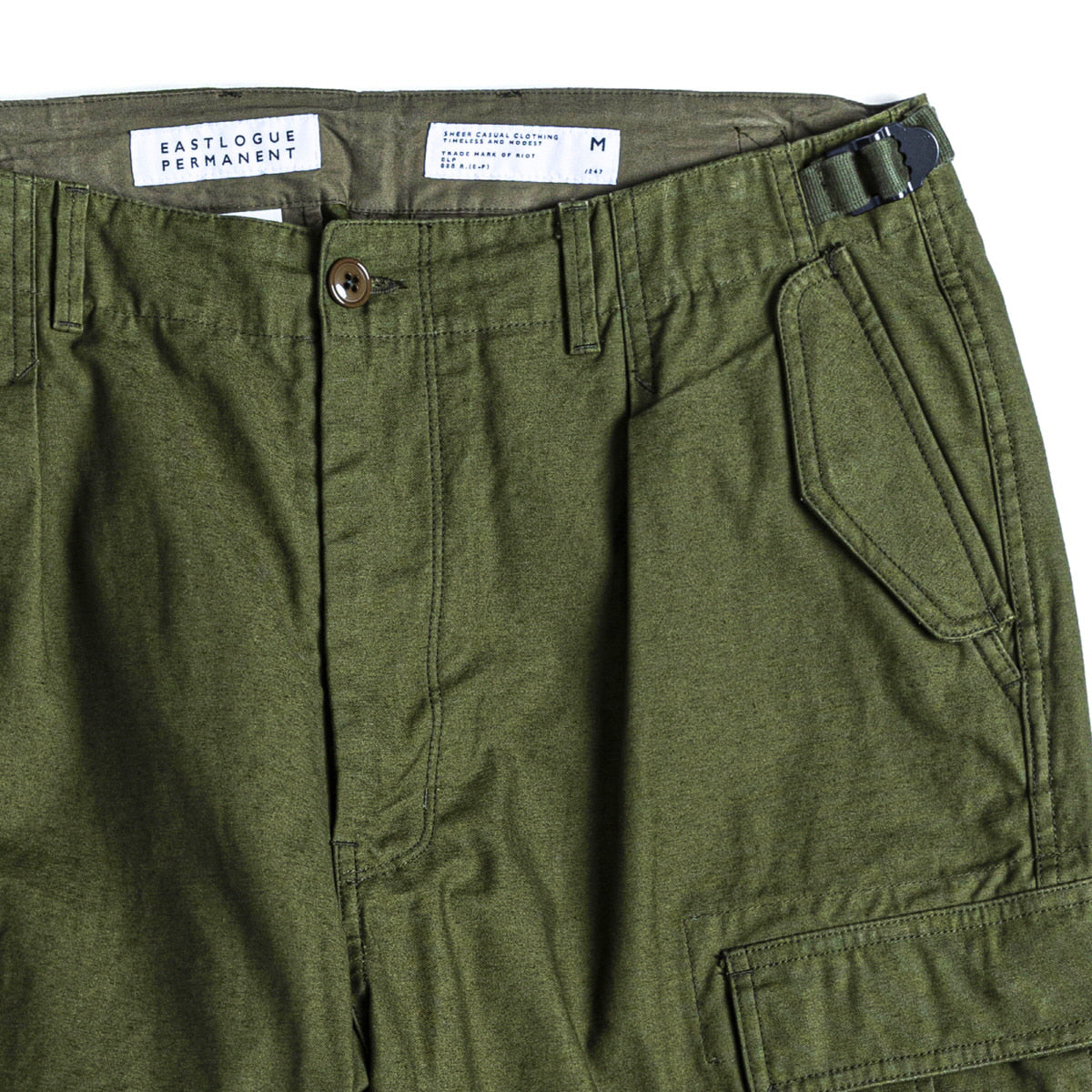 EASTLOGUE ELE-PMT-PT04 FIELD PANTS WIDE FIT - OLIVE BACK SATIN