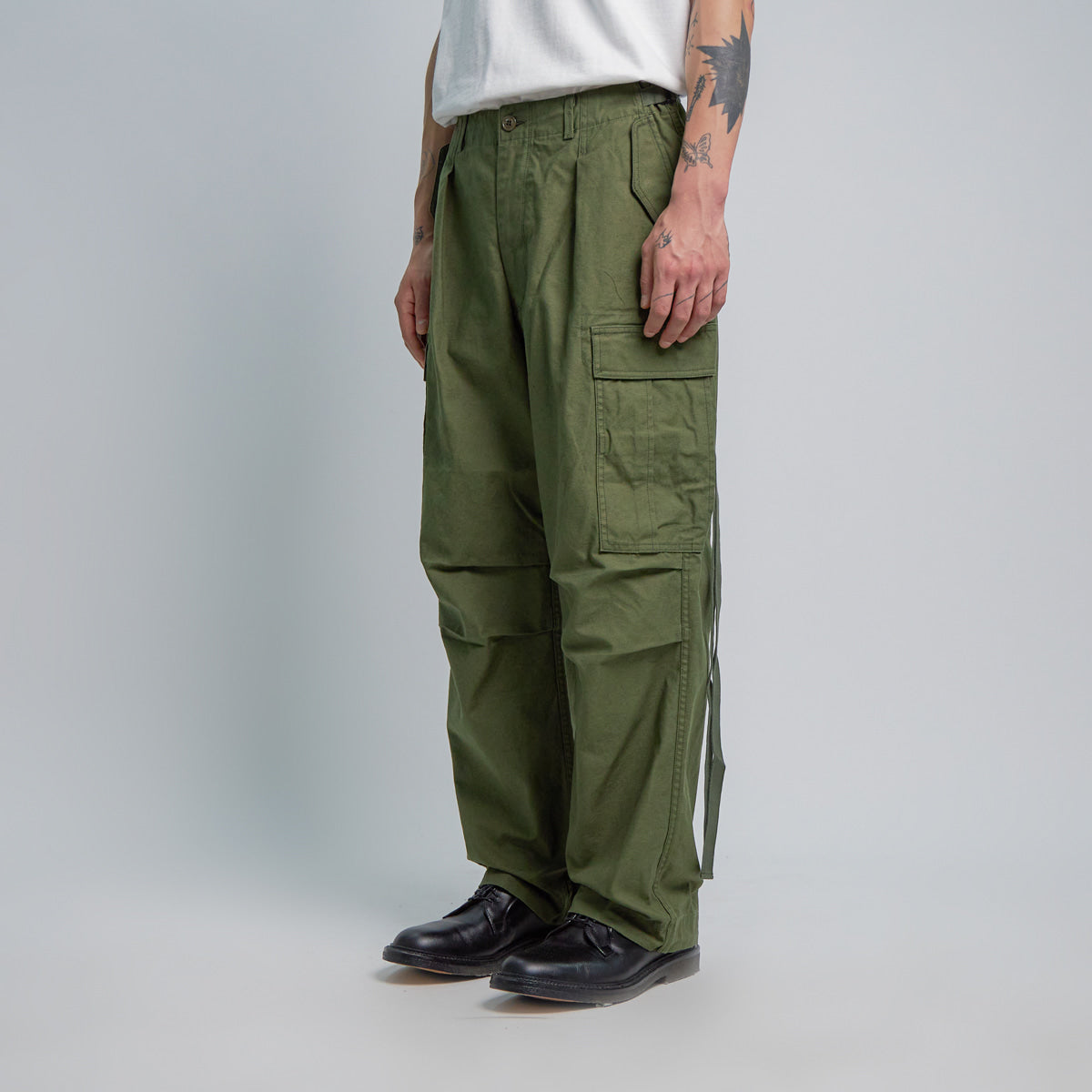 EASTLOGUE ELE-PMT-PT04 FIELD PANTS WIDE FIT - OLIVE BACK SATIN