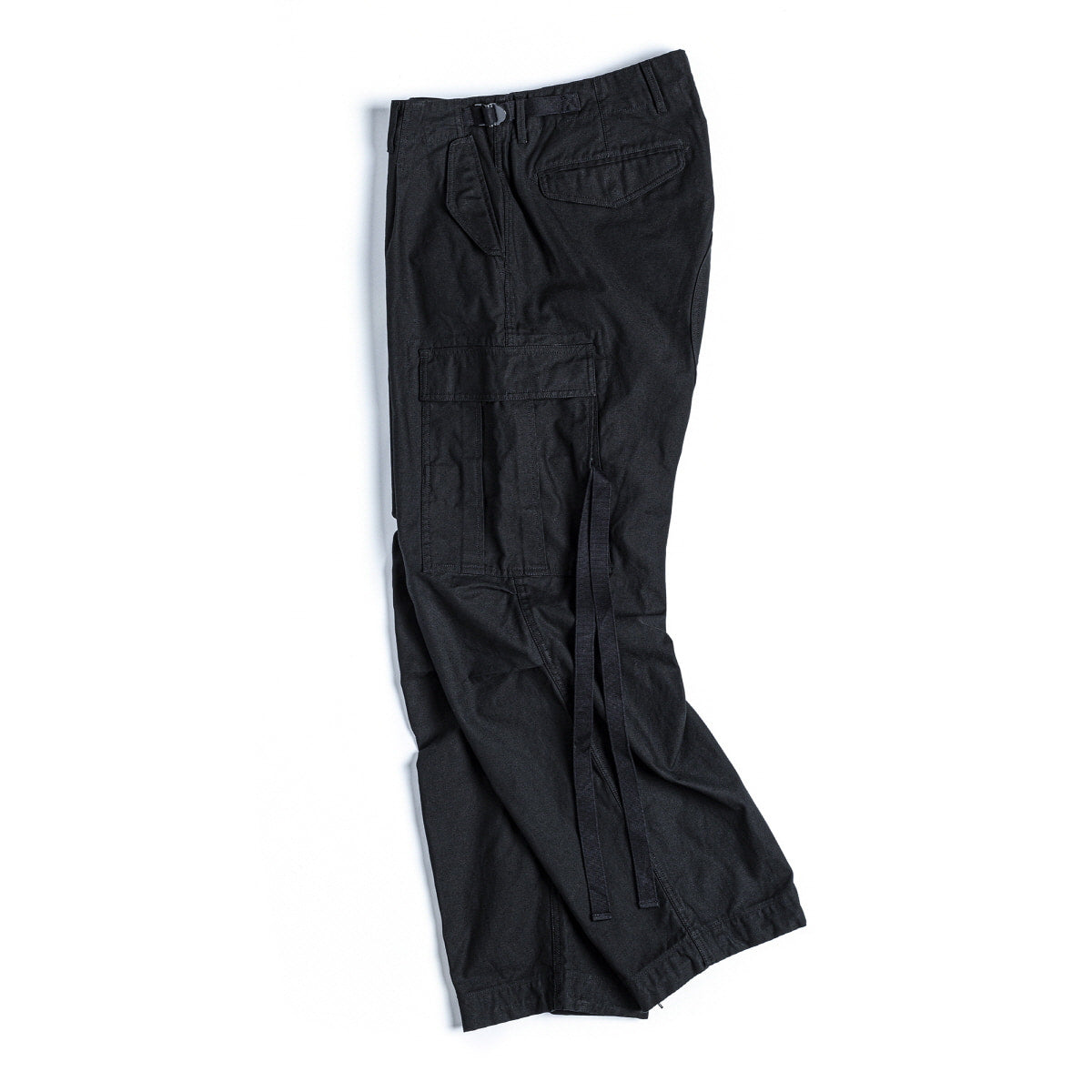 EASTLOGUE ELE-PMT-PT04 FIELD PANTS WIDE FIT - BLACK BACK SATIN
