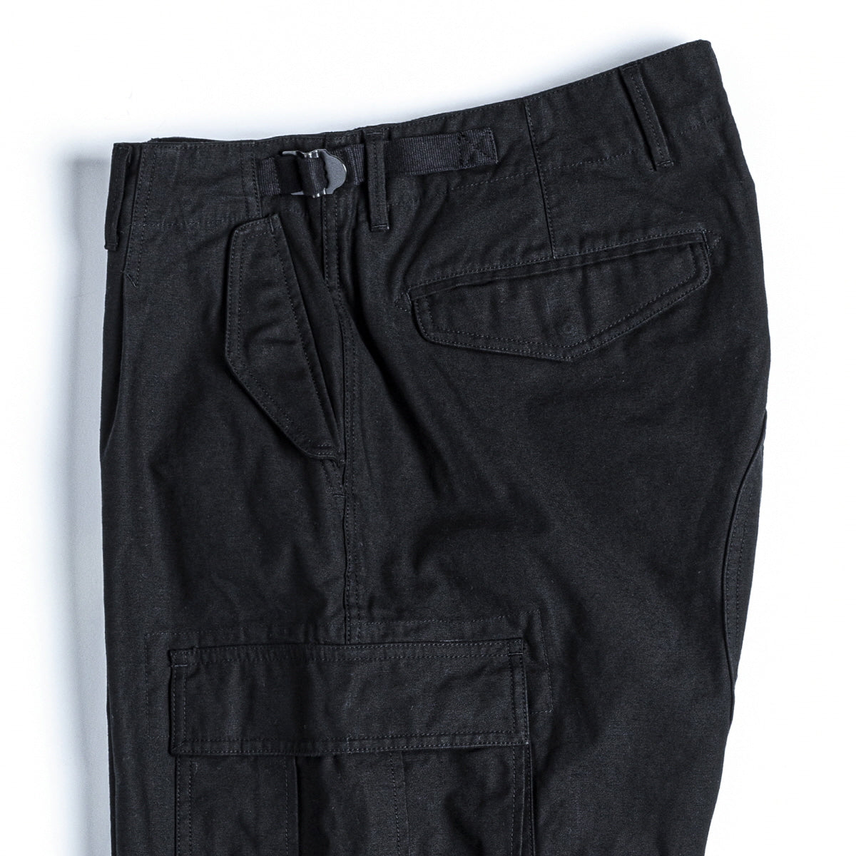 EASTLOGUE ELE-PMT-PT04 FIELD PANTS WIDE FIT - BLACK BACK SATIN