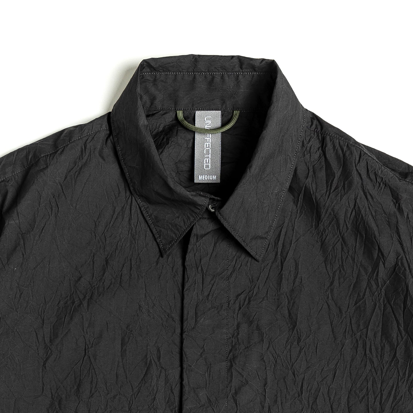 UNAFFECTED UN-SS21HS04 PULLOVER HALF SHIRT - CHARCOAL