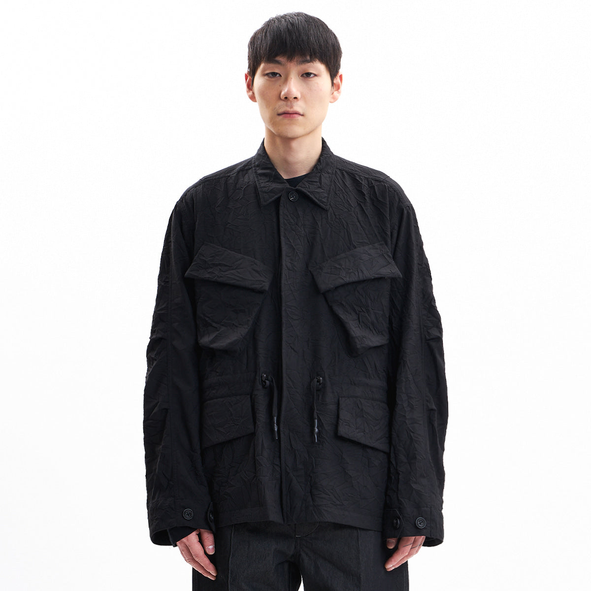 UNAFFECTED UN-SS21JK03 JUNGLE FIELD JACKET - BLACK