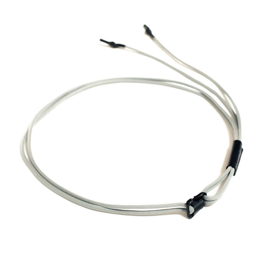 UNAFFECTED UN-SS21AC05 LOGO DRAWSTRING BELT - LIGHT GREY