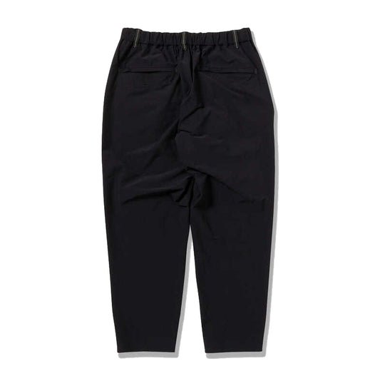 AND WANDER plain tapered stretch pants
