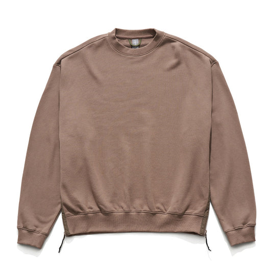 UNAFFECTED UN-FW21CS05 OVERSIZED SWEATSHIRT- WALNUT BROWN