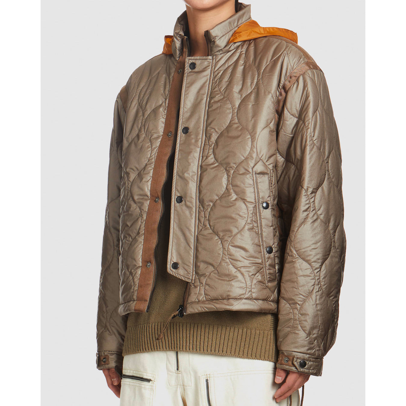 EASTLOGUE 2121FWJP06 FLAK JACKET- BEIGE