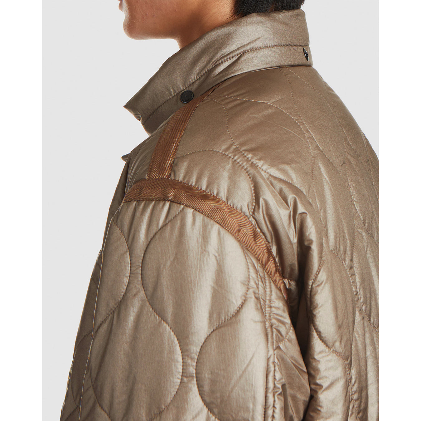 EASTLOGUE 2121FWJP06 FLAK JACKET- BEIGE