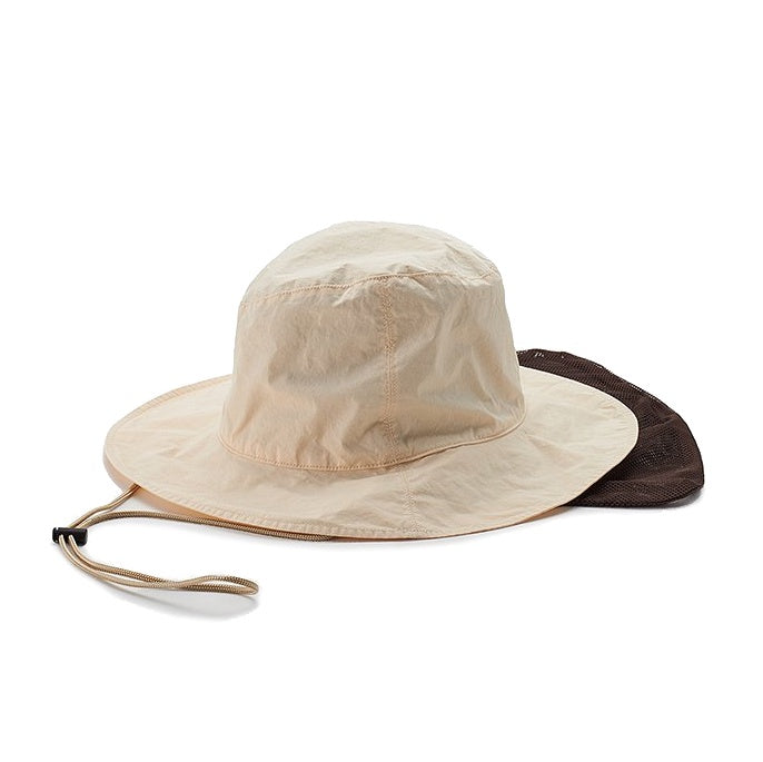 KIJIMA TAKAYUKI SOFT HAT W/SUNSHADE IVORY