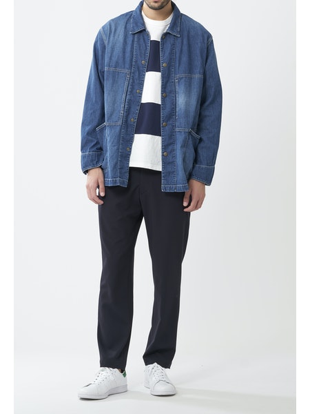 SAGE DE CRET DENIM COVERALL JACKET