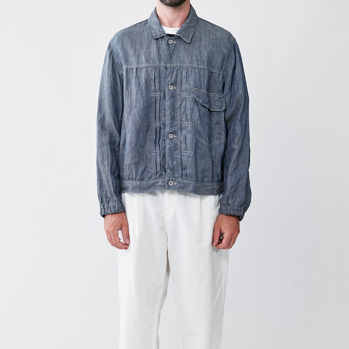 SAGE DE CRET 31-20-3190 Short Jacket- Blue