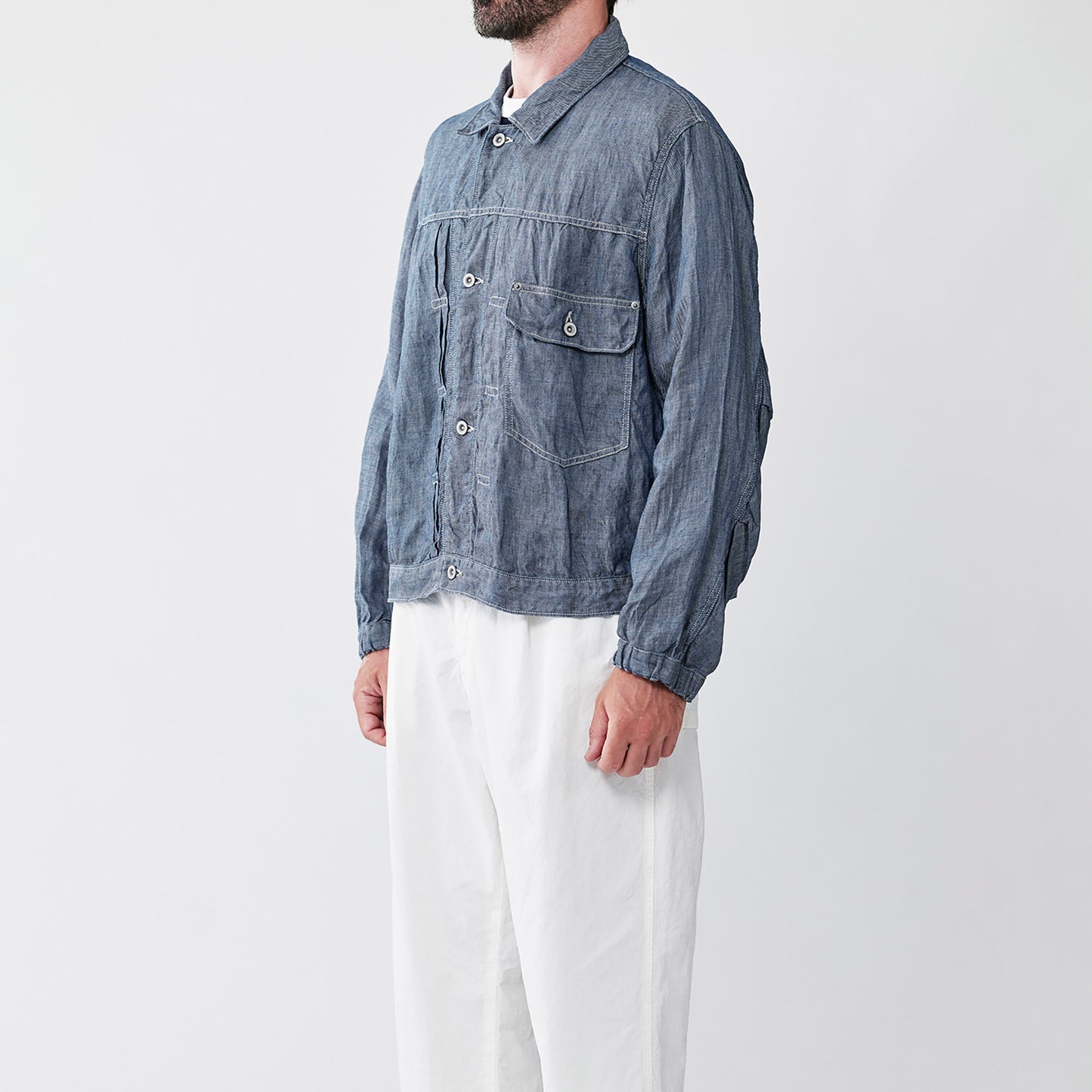 SAGE DE CRET 31-20-3190 Short Jacket- Blue