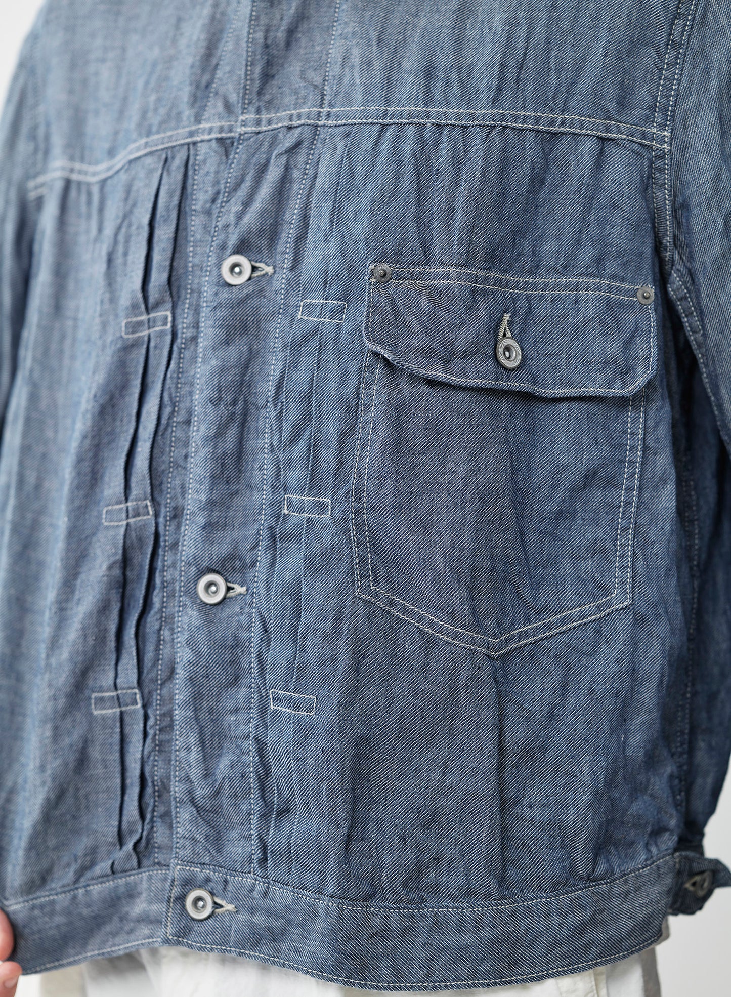 SAGE DE CRET 31-20-3190 Short Jacket- Blue