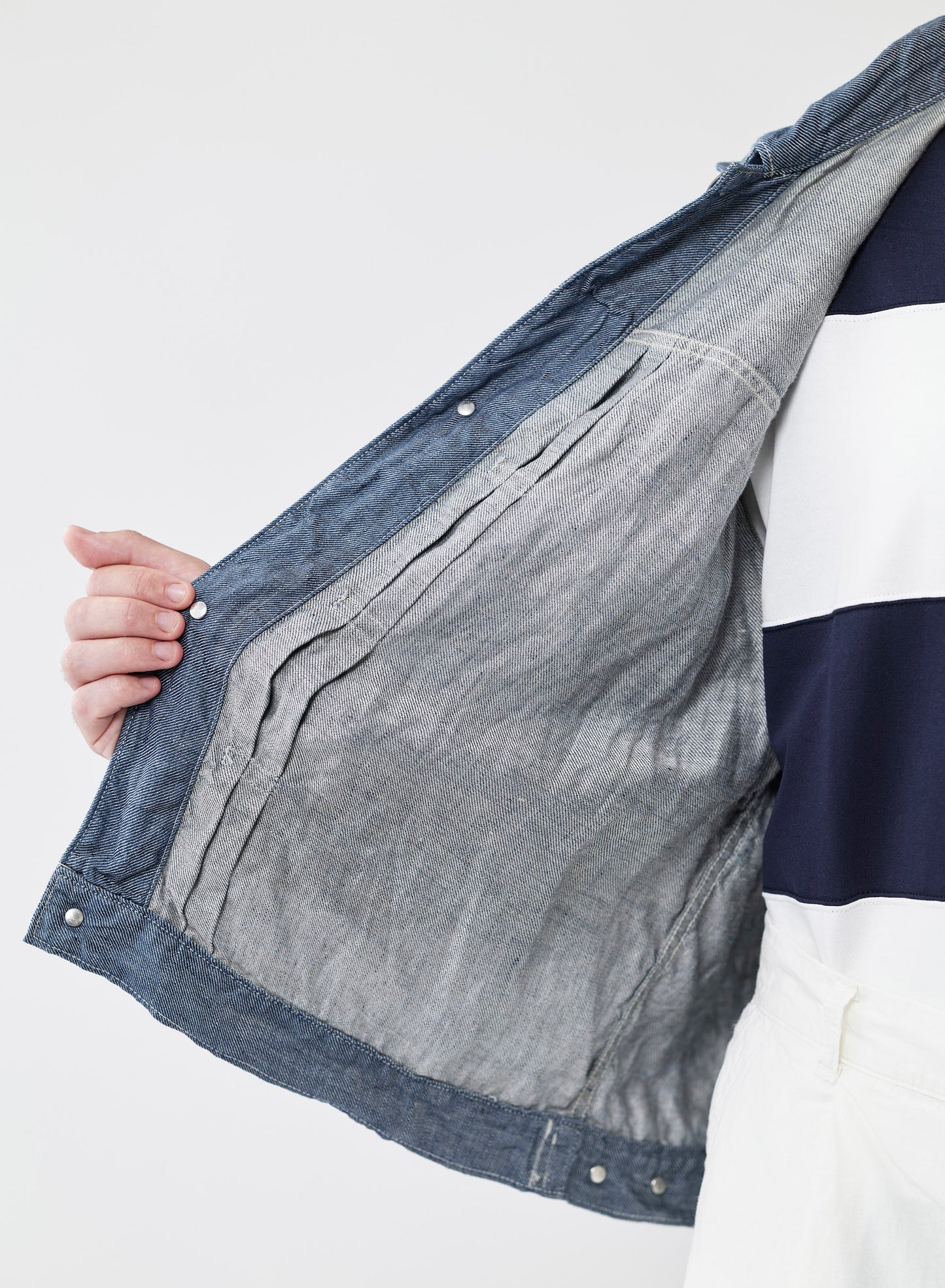 SAGE DE CRET 31-20-3190 Short Jacket- Blue