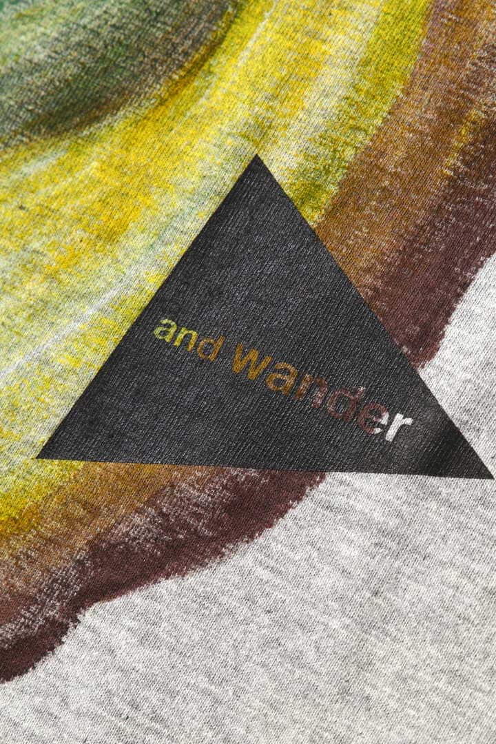 AND WANDER hand painted stump T