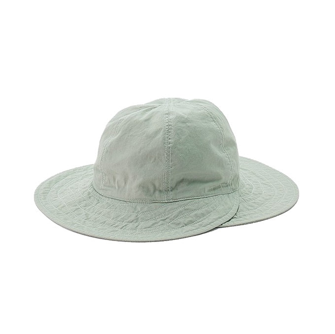 KIJIMA TAKAYUKI FOOD TEXTILE DOUBLE VISOR CAP GREEN