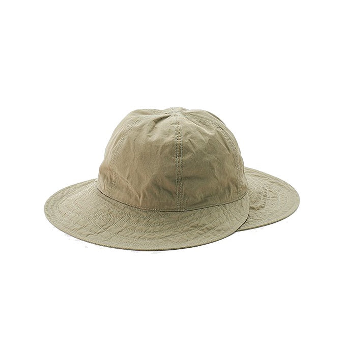 KIJIMA TAKAYUKI FOOD TEXTILE DOUBLE VISOR CAP KHAKI