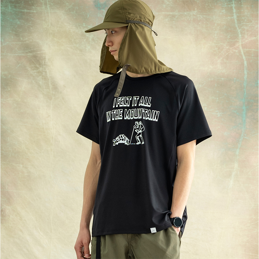 CAYL Felt Short Sleeve / Black