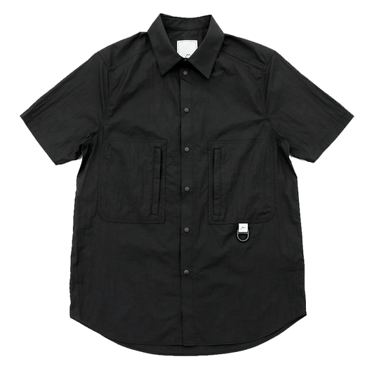 CAYL Nylon Shortsleeve Hiker Shirts / Black