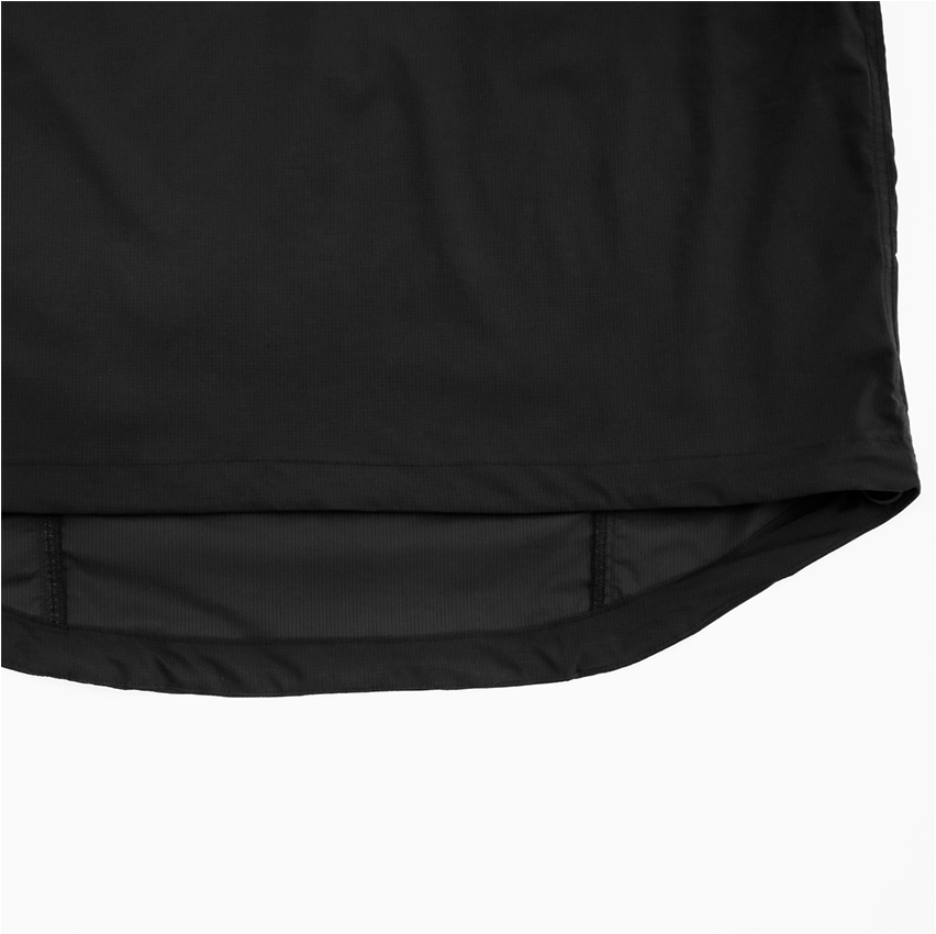 CAYL Stretch Nylon Half Zip Jacket / Black