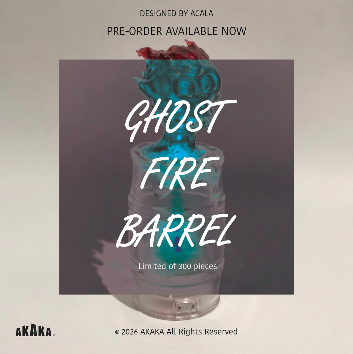 AKAKA Ghost Fire Barrel Lantern (Pre-Order)