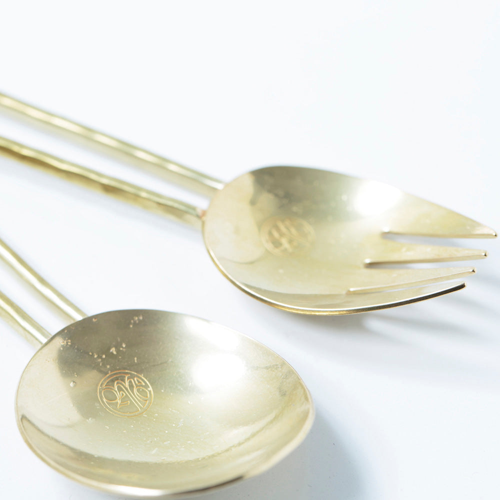 MONRO Brass Cutlery Set