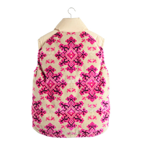 MONRO Down Vest/Pile Jacquard Fabric
