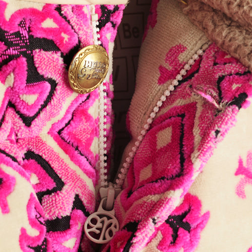 MONRO Down Vest/Pile Jacquard Fabric
